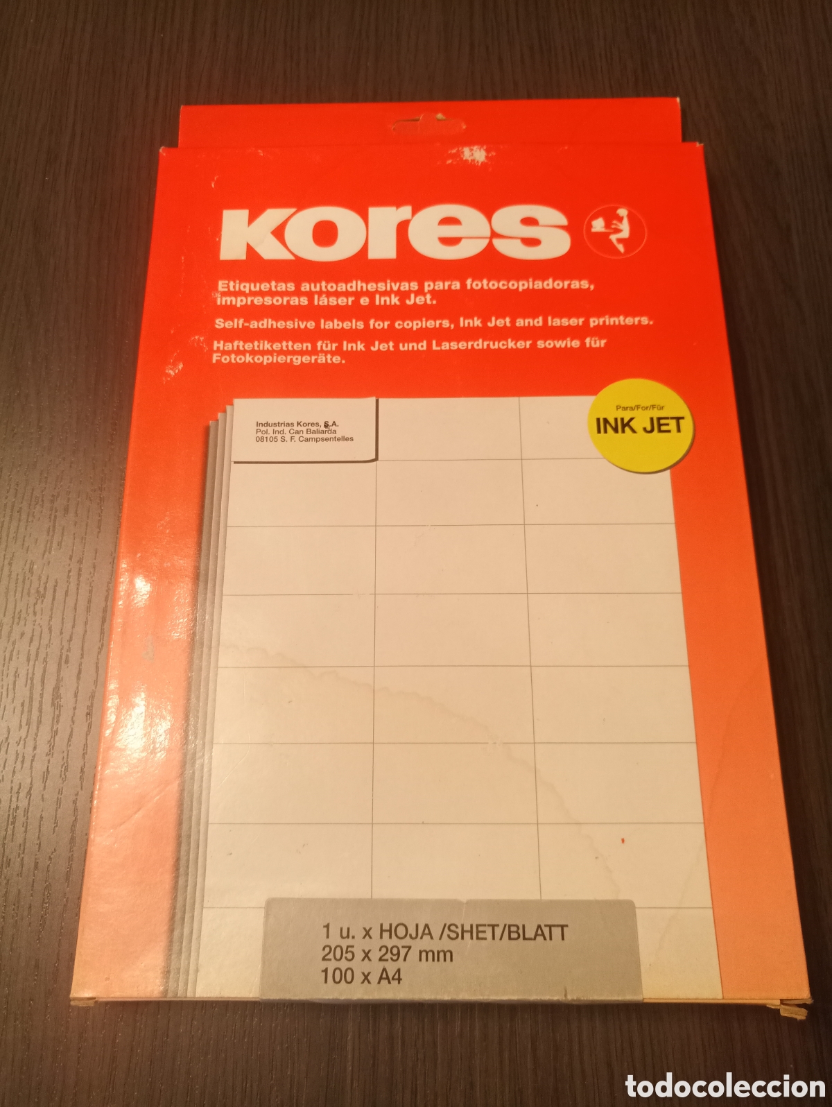 Nuevo: Lote 2 Cajas Etiquetas Autoadhesivas KORES - Foto 2