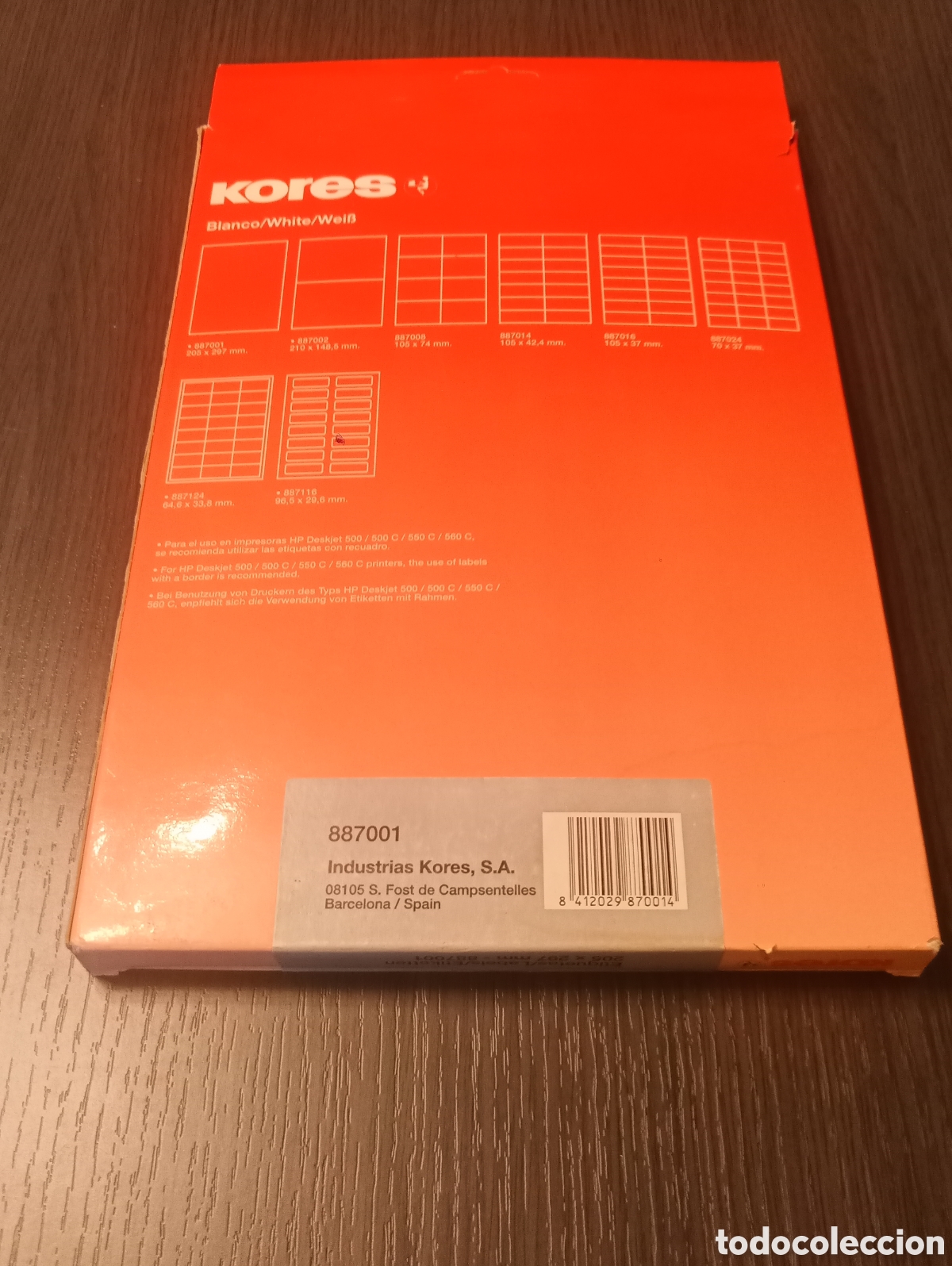 Nuevo: Lote 2 Cajas Etiquetas Autoadhesivas KORES - Foto 8