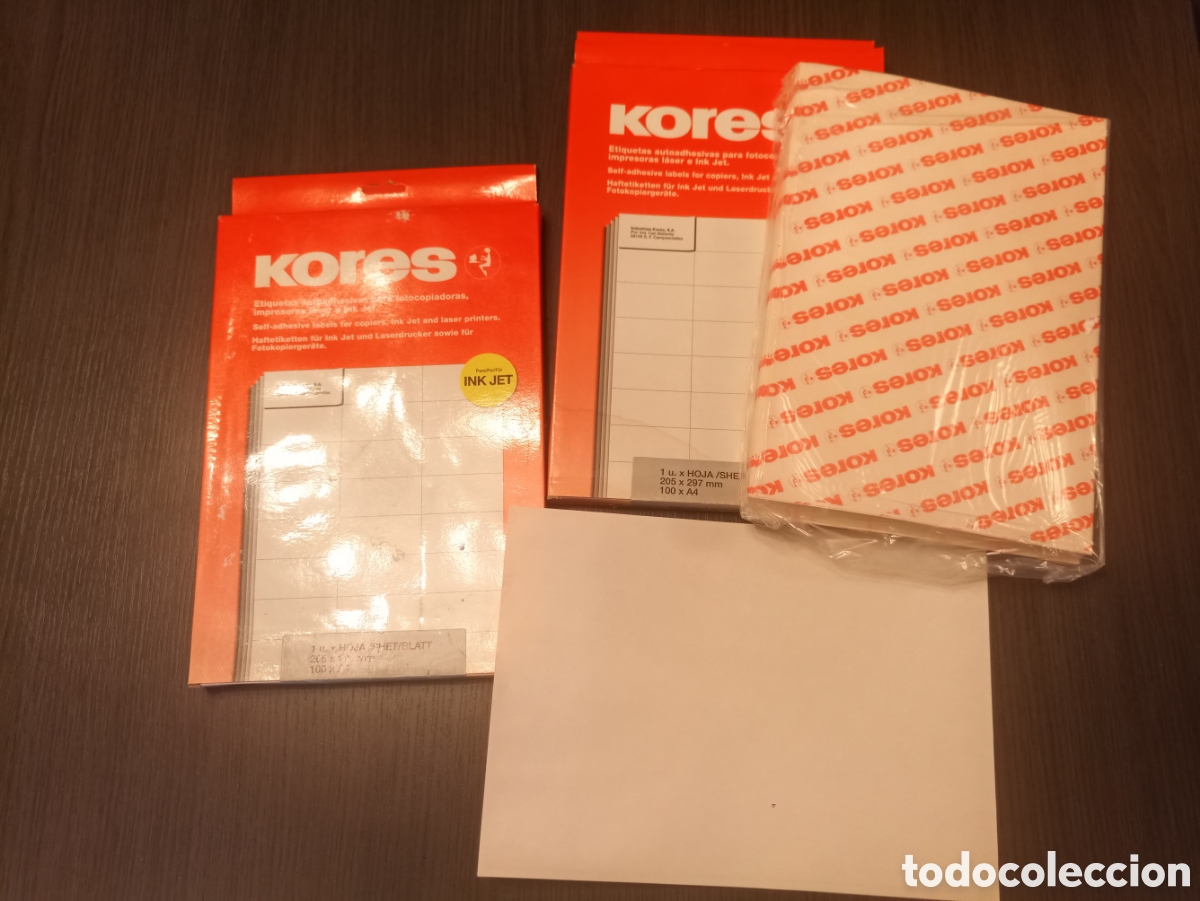 Nuevo: Lote 2 Cajas Etiquetas Autoadhesivas KORES - Foto 1