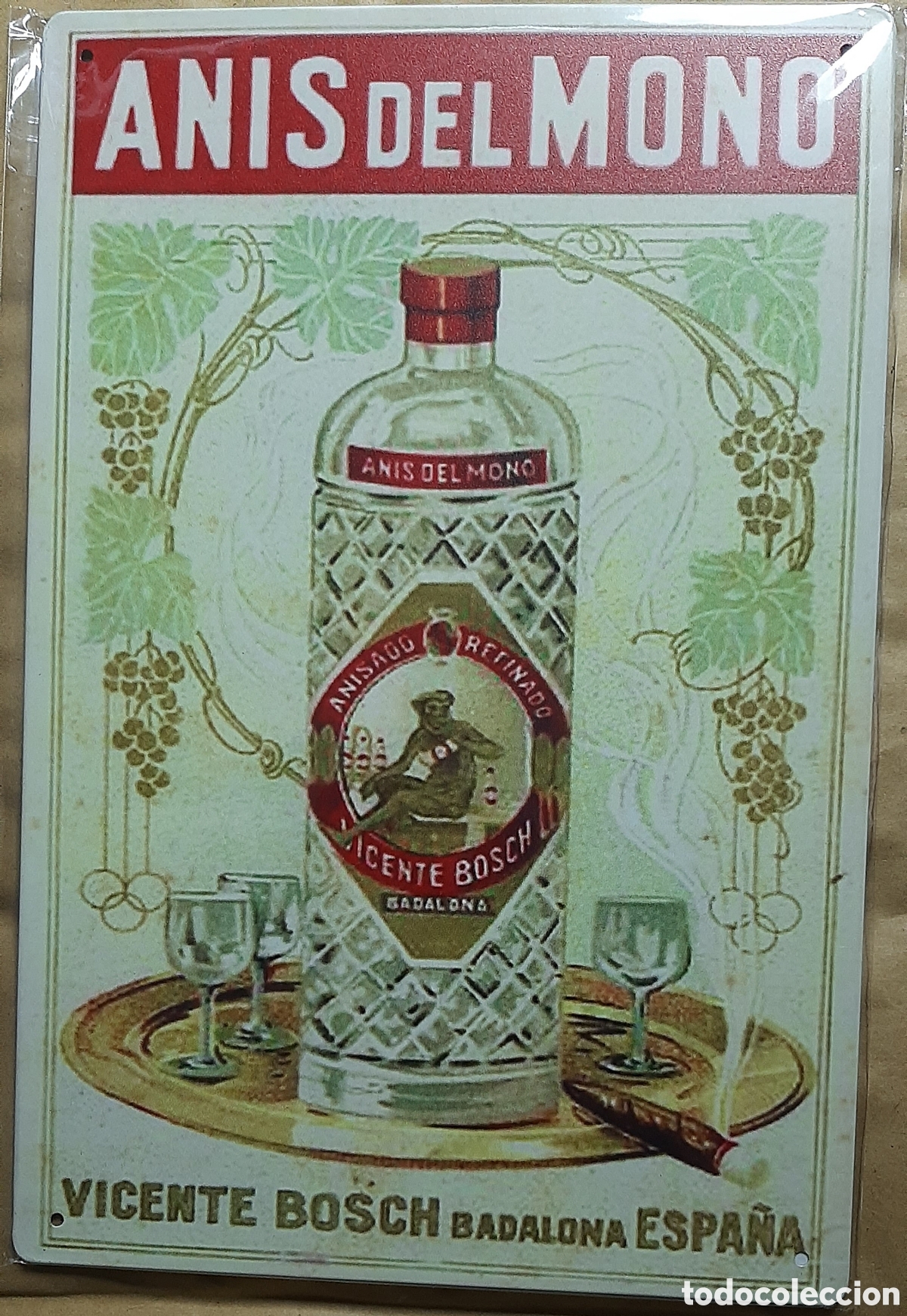 Nuevo: CARTEL MET&Aacute;LICO N 43 - Foto 1