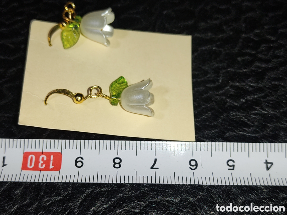 Nuevo: Pendientes tulipanes campanillas. - Foto 4
