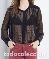 Nuevo: Blusa negra transparente talla S (36) - Foto 1