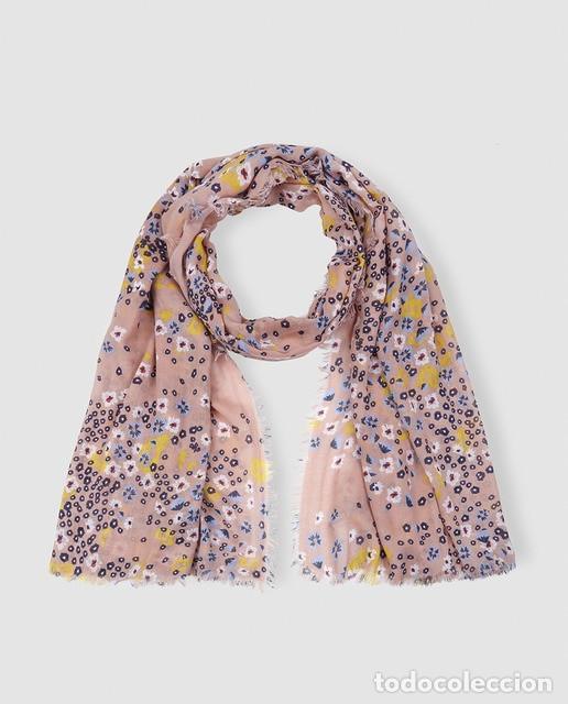Nuevo: Fular rosa El Corte Ingl&eacute;s con estampado floral - Foto 7