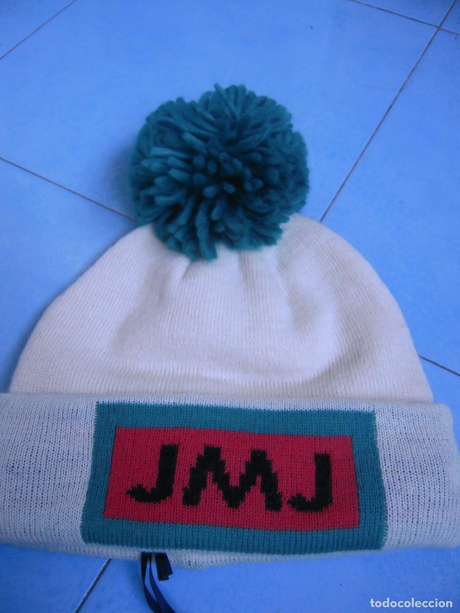 Nuevo: Gorro mujer blanco marfil con pomp&oacute;n Jo & Mr Joe - Foto 2