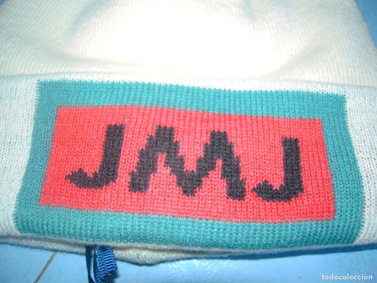 Nuevo: Gorro mujer blanco marfil con pomp&oacute;n Jo & Mr Joe - Foto 3