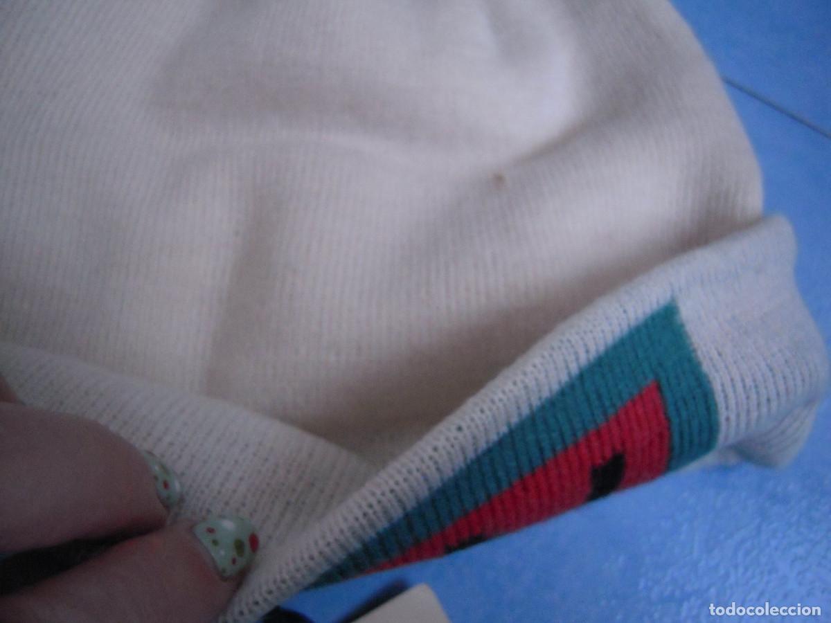 Nuevo: Gorro mujer blanco marfil con pomp&oacute;n Jo & Mr Joe - Foto 4