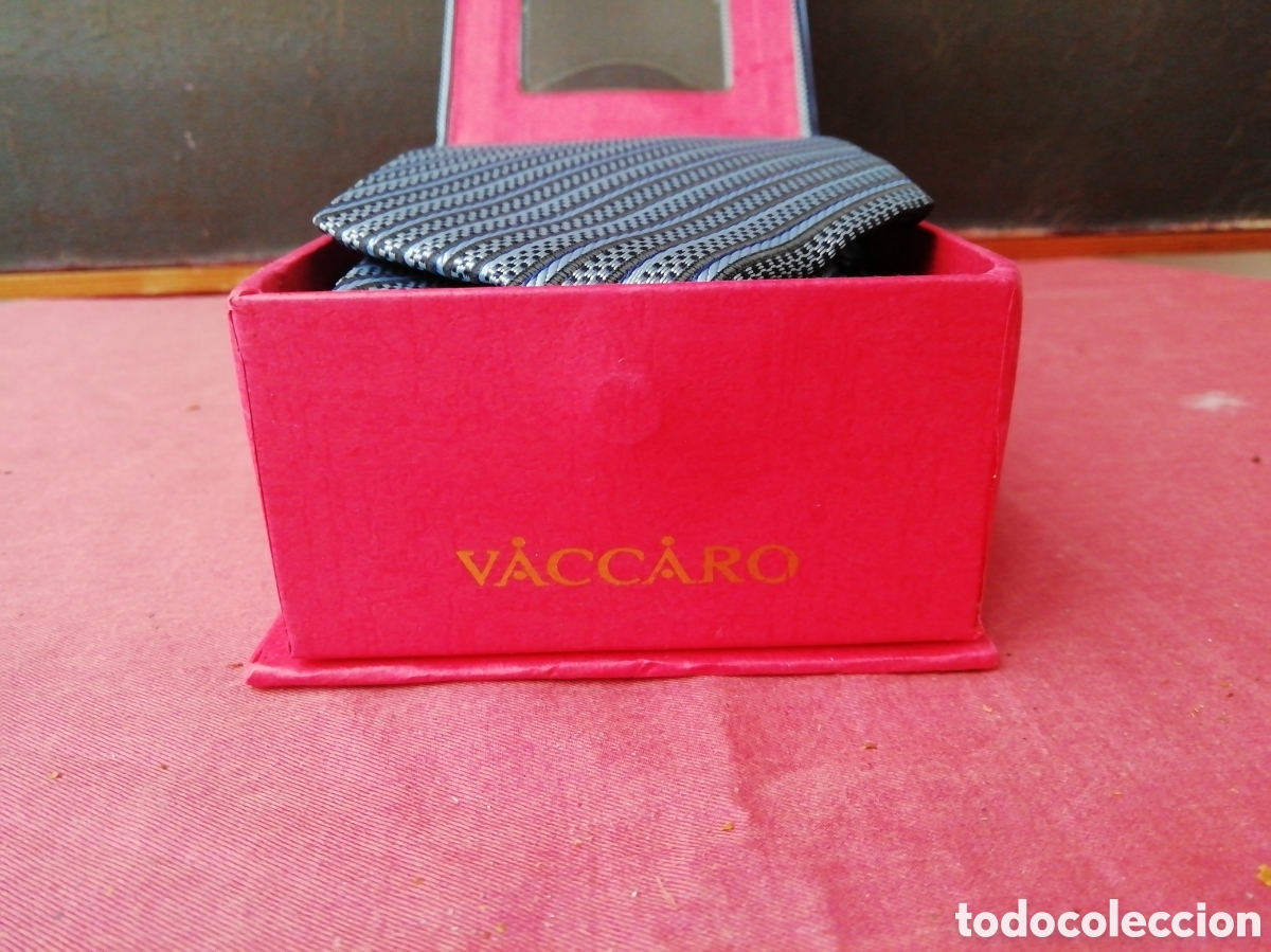 Nuevo: Vaccaro juego de corbata y gemelos - Foto 5
