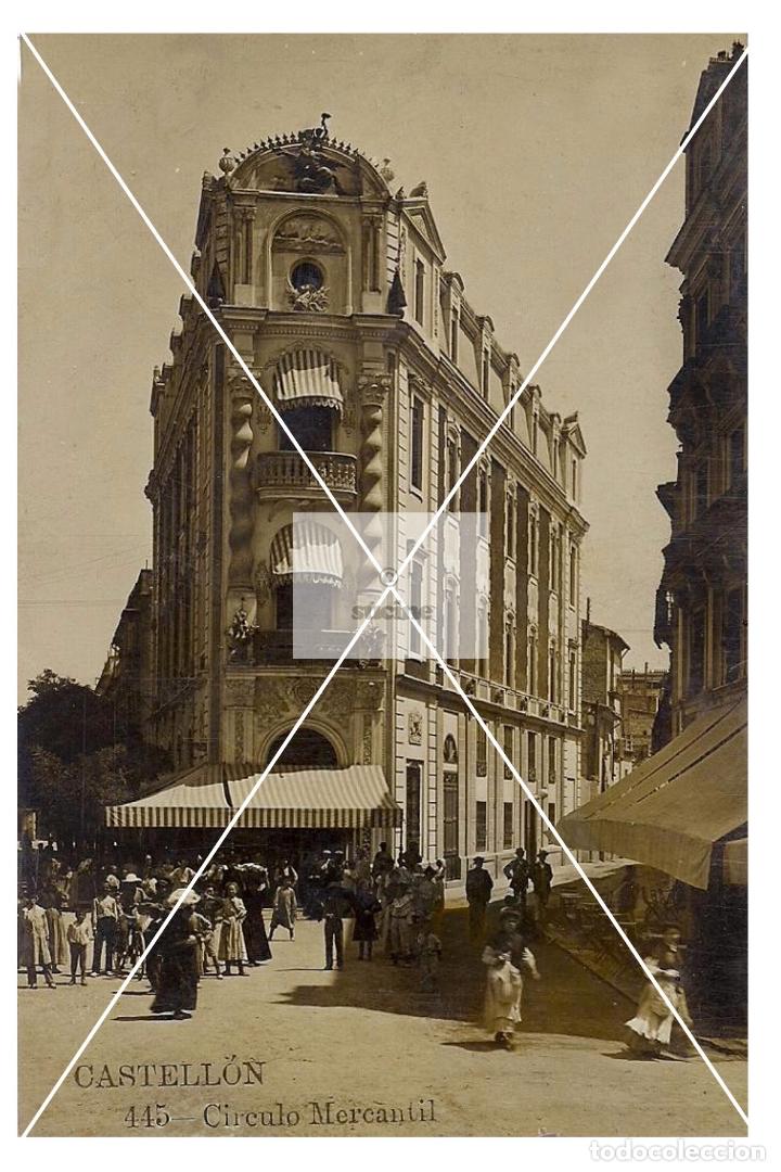 Nuevo: EDIFICIO DEL MERCANTIL EL DIA DE SU INAUGURACI&Oacute;N EN LA PUERTA DEL SOL CASTELLON C 45 - Foto 1