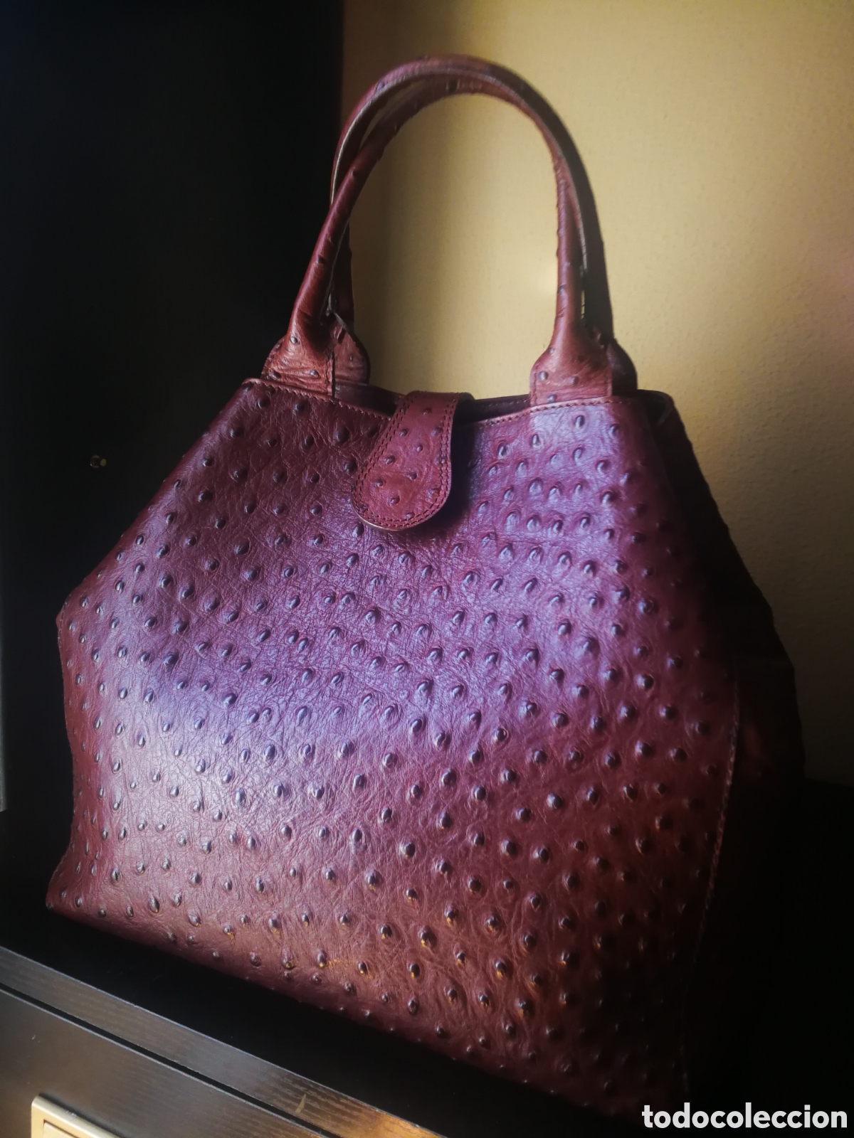 Nuevo: Bolso tote piel avestruz - Foto 3