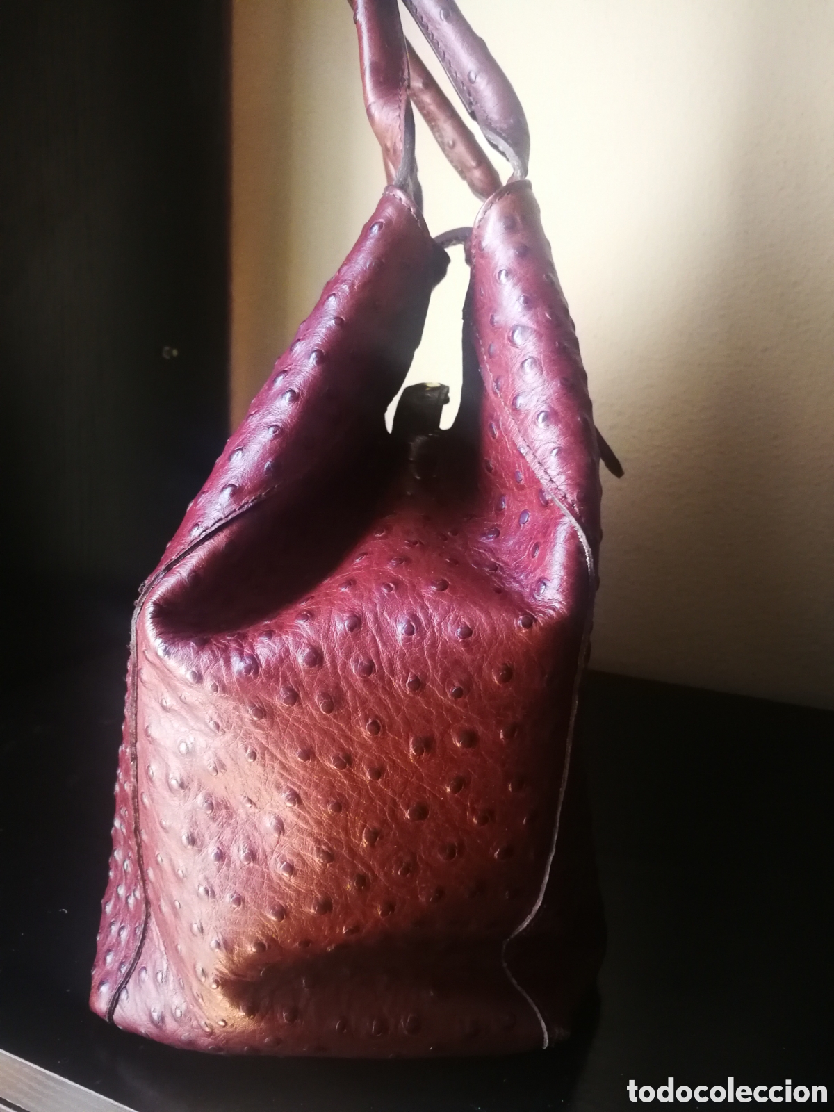 Nuevo: Bolso tote piel avestruz - Foto 4