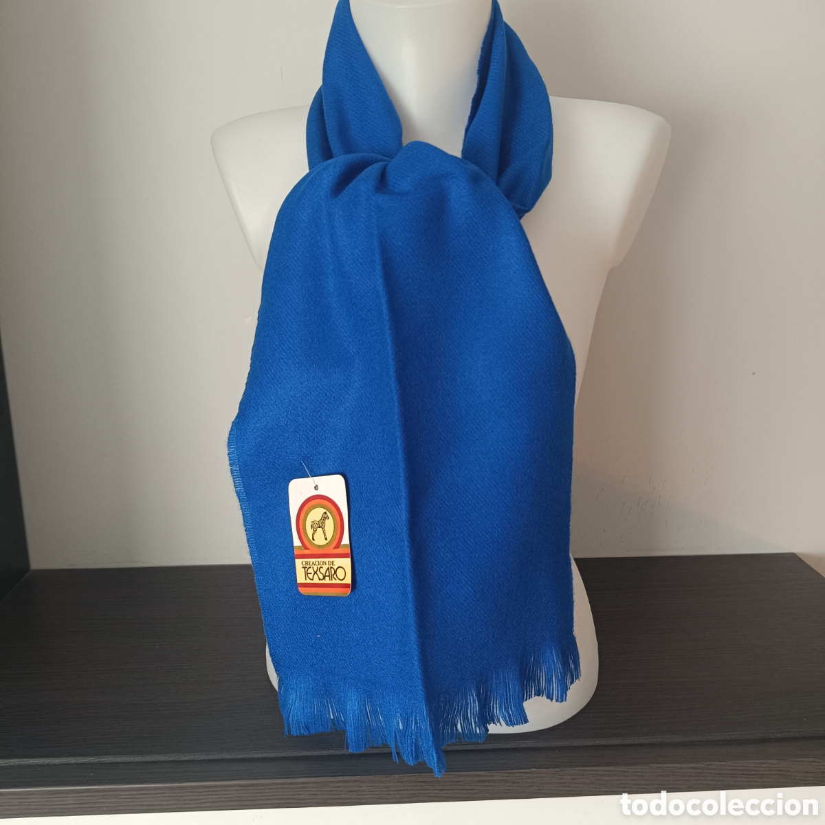 Nuevo: Bufanda Creaciones Texsaro Azul - Foto 2