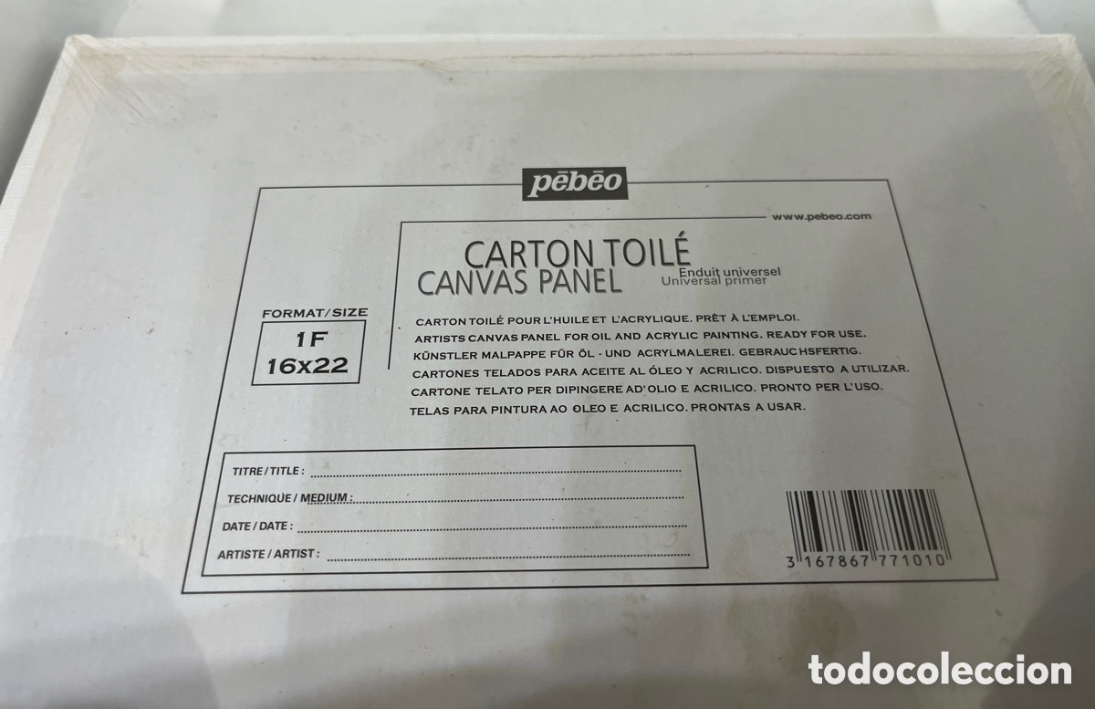 Nuevo: CART&Oacute;N PARA PINTAR AL &Oacute;LEO , MARCA PEBEO - Foto 3
