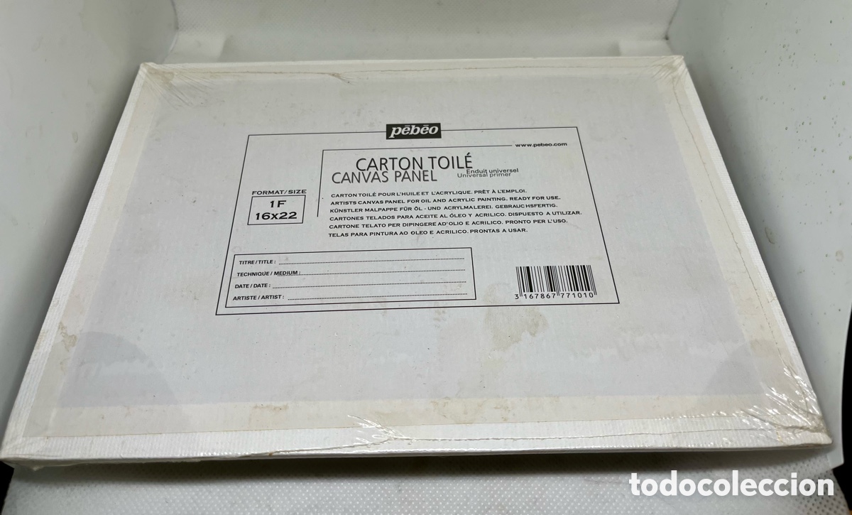 Nuevo: CART&Oacute;N PARA PINTAR AL &Oacute;LEO , MARCA PEBEO - Foto 1