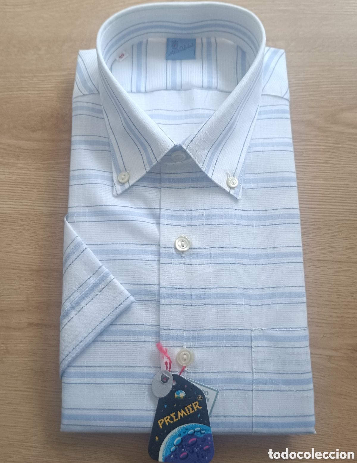 Nuevo: Camisa Rayas Azules Horizontales - Foto 5