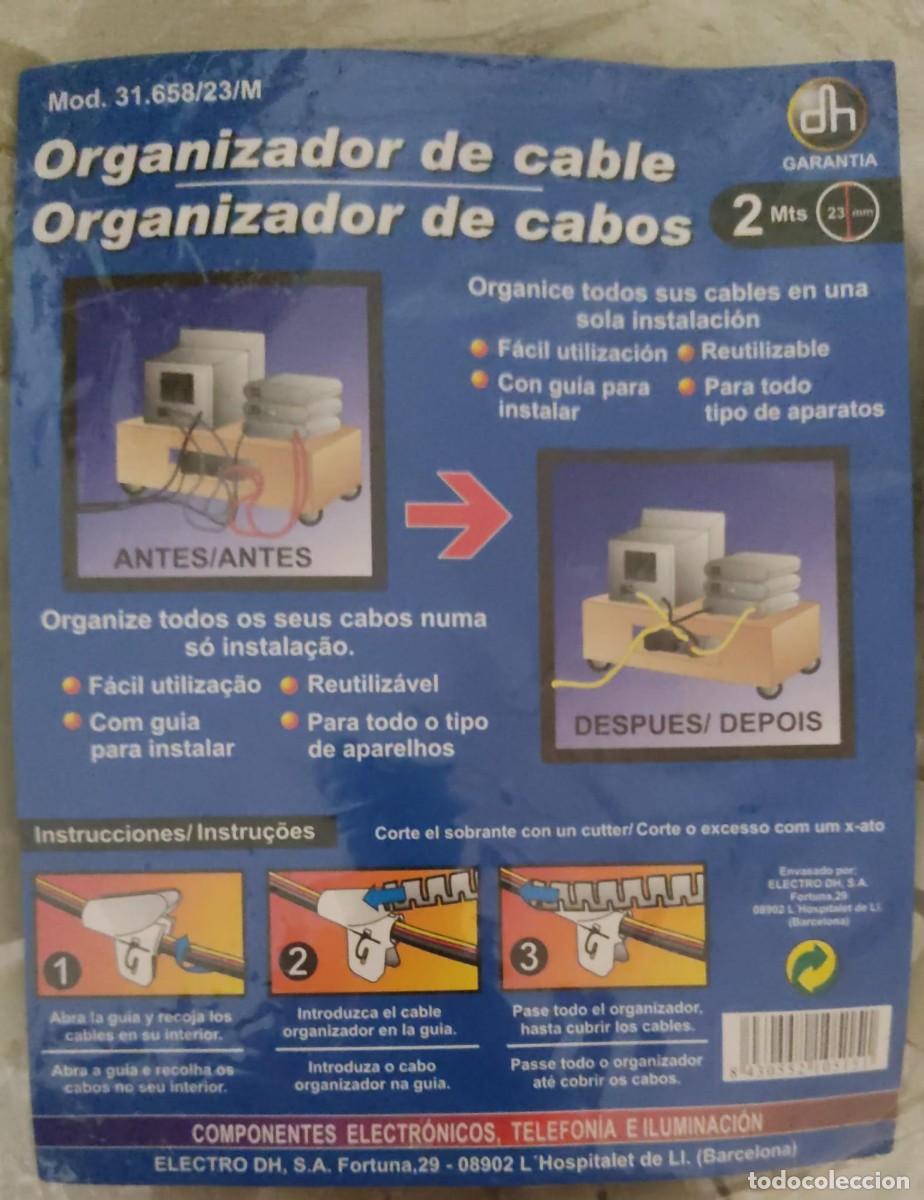 Nuevo: ORGANIZADOR DE CABLES. - Foto 2