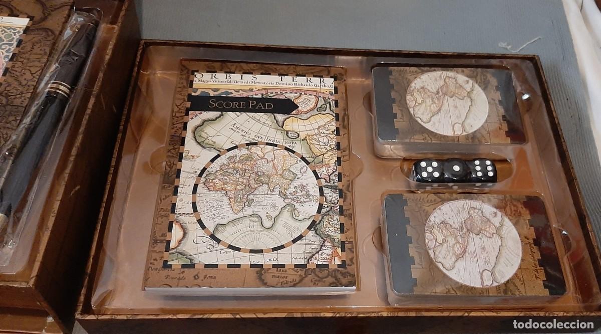 Nuevo: Robert Frederick Limited World Map Card and Dice Games Gift Set - Foto 7