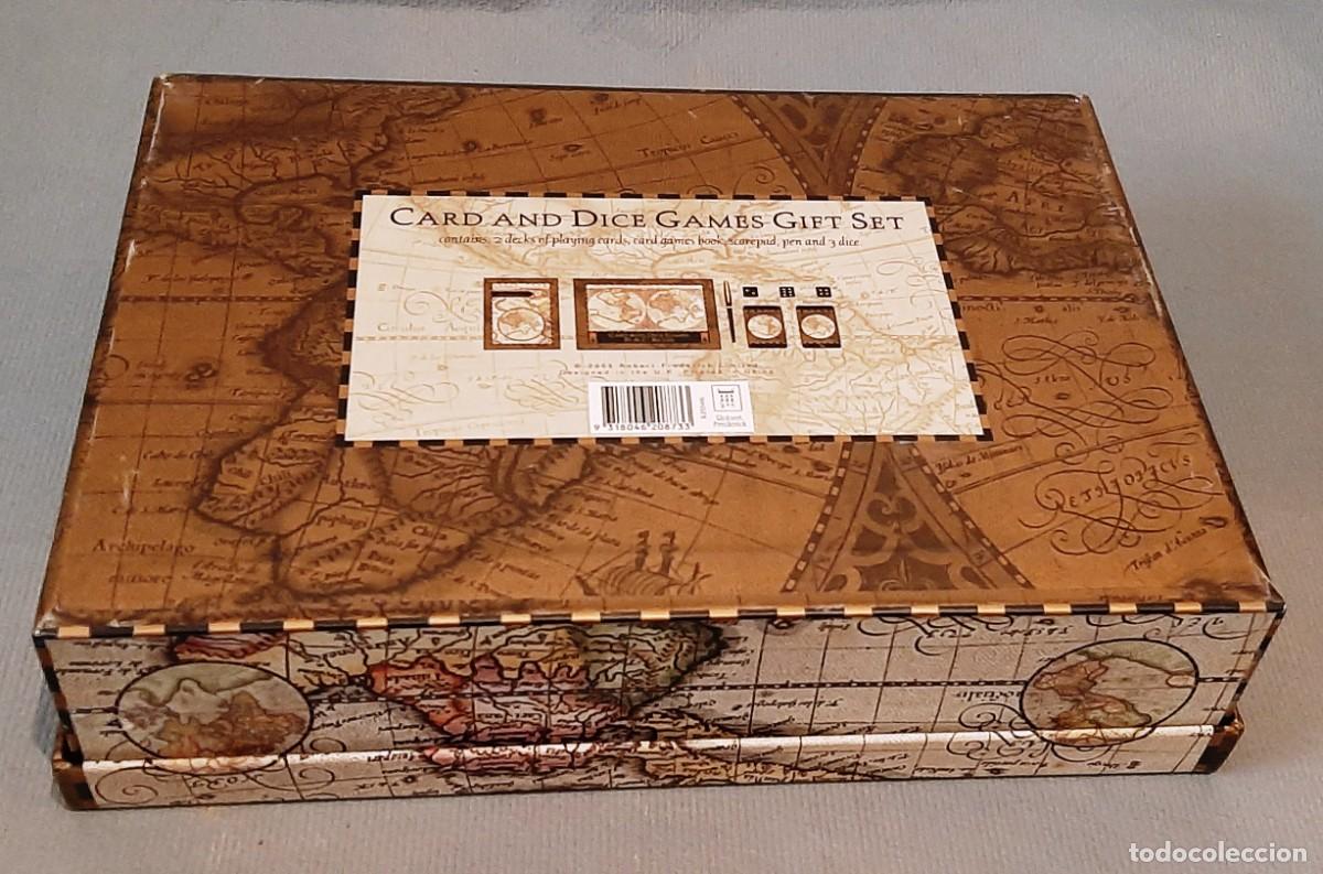 Nuevo: Robert Frederick Limited World Map Card and Dice Games Gift Set - Foto 10