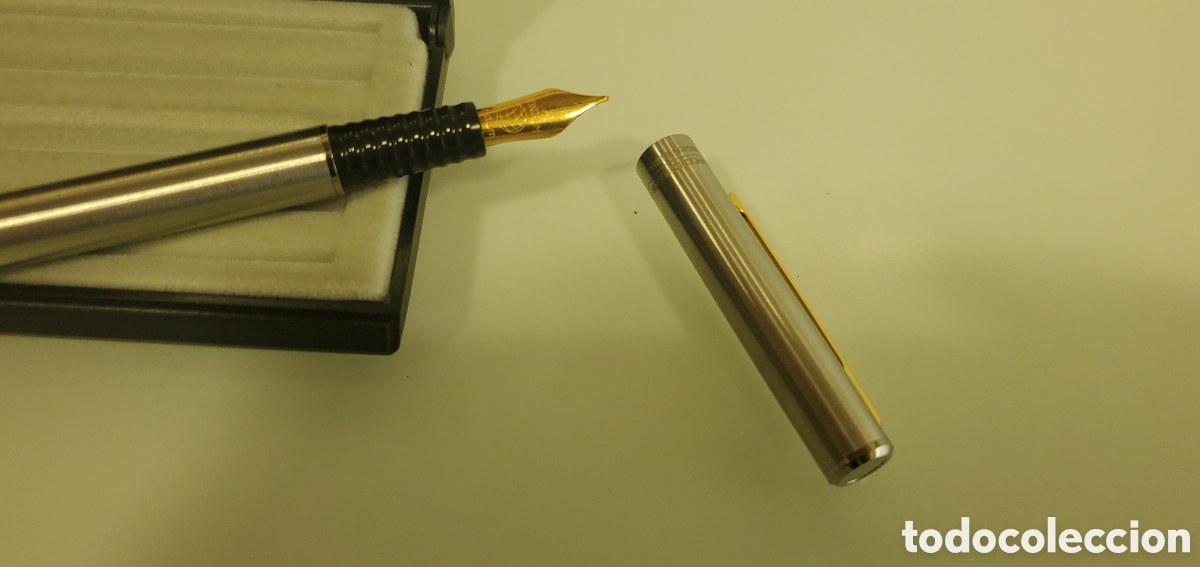 Nuevo: Pluma Inoxcrom Gold caja - Foto 2