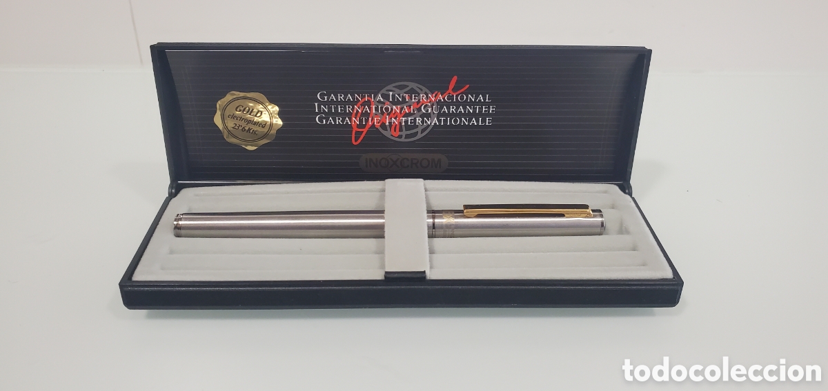 Nuevo: Pluma Inoxcrom Gold caja - Foto 1