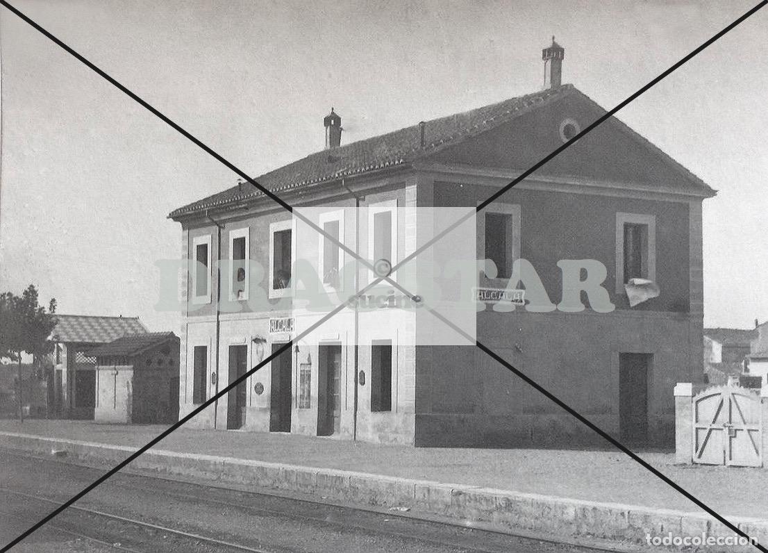 New: ASPECTO DE LA ESTACI&Oacute;N DE FERROCARRIL DE ALCAL&Aacute; DE CHIVERT A&Ntilde;OS 40 C 49