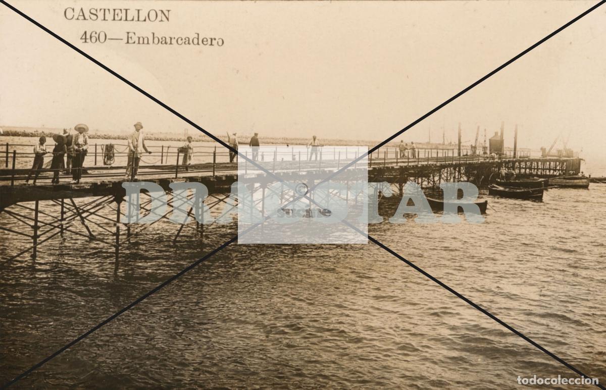 Nuevo: ASPECTO DEL CABALLETE DE CARGA EN EL GRAO DE CASTELL&Oacute;N EN 1910 C 49 - Foto 1
