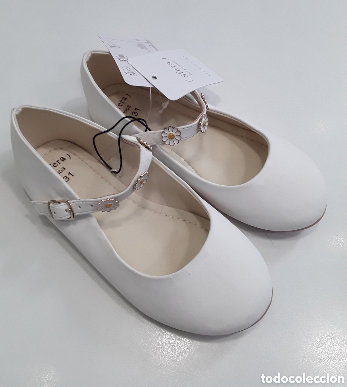 Nuevo: Merceditas Blancas detalle flores - Foto 1