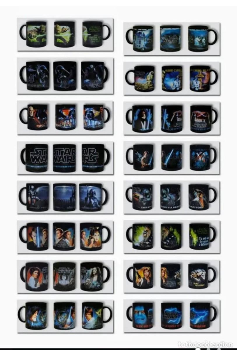 Nuevo: COLECCI&Oacute;N DE 16 TAZAS CER&Aacute;MICA DE STAR WARS - DIARIO EL PA&Iacute;S - 2011.