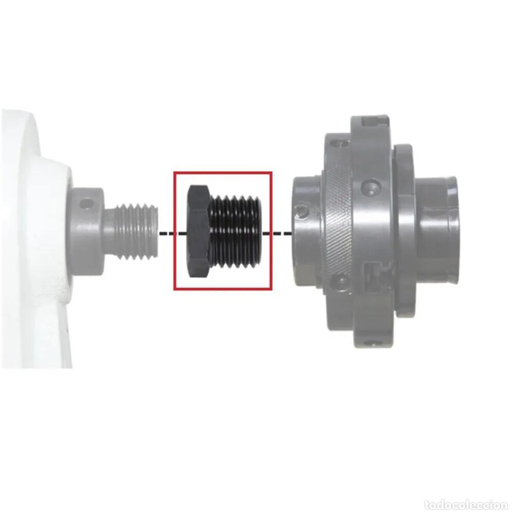 Nuevo: ⏰ ADAPTADOR ROSCA PARA PLATO DE GARRAS TORNO MADERA. - Foto 1