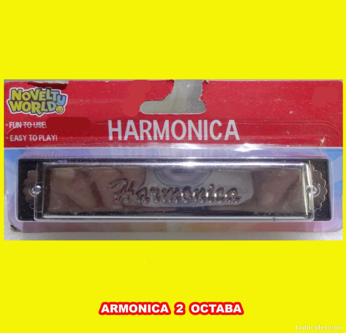 Nuevo: ARMONICA PLATEADA NOVELTY WORLD - Foto 1