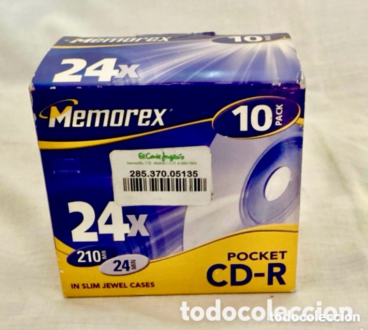 Nuevo: CAJA CON 10 DISKET O CD-ROM A ESTRENAR - Foto 1