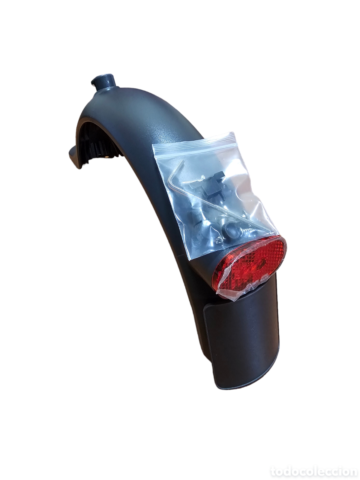 Neuf: Guardabarro Trasero Negro Con Tornillos Y Luz