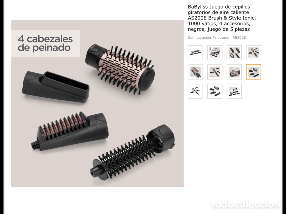 Nuevo: BaByliss, juego de cepillos giratorios - Foto 2