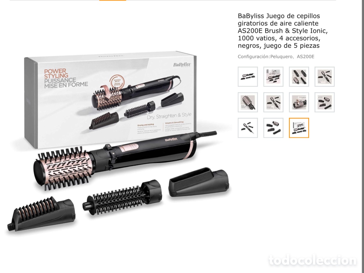 Nuevo: BaByliss, juego de cepillos giratorios - Foto 1