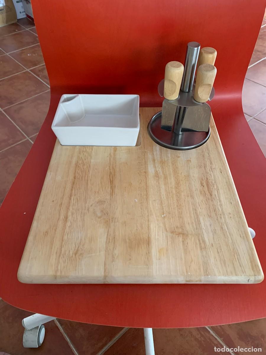 Nuevo: TABLA MADERA PARA QUESOS CON ACCESORIOS NUEVA - Foto 2