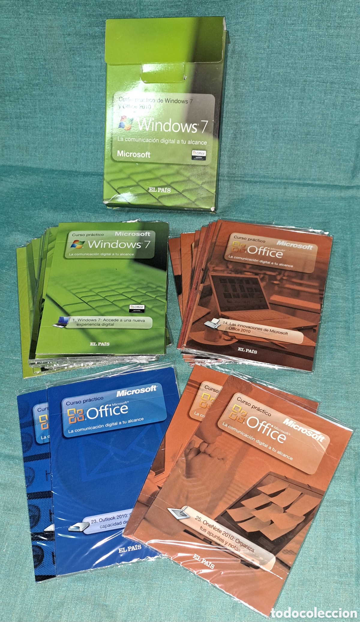 Nuevo: CURSO PR&Aacute;CTICO WINDOWS 7 Y OFFICE 2010, MICROSOFT, 26 CD SIN USAR - Foto 2