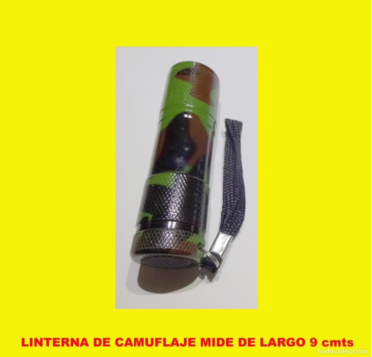 Nuevo: LINTERNA CAMUFLAGE MIDE 9 CMTS DE LARGO - Foto 1