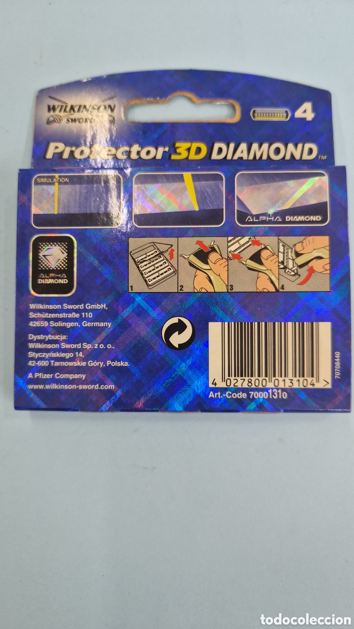 Nuevo: Wilkinsons Protector 3D Diamond 4 cargadores - Foto 2