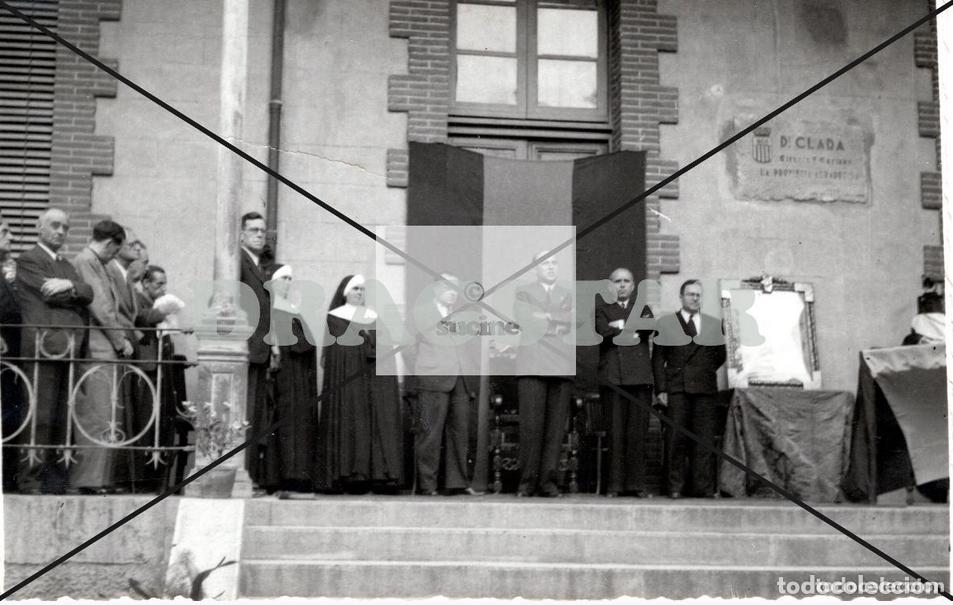 Nuevo: 3 FOTOGRAFIAS Y NOTA DE PRENSA HERALDO DE 27 ABRIL 1926 COLOCACI&Oacute;N PLACA AL DR.CLARA H. PROVINCIAL