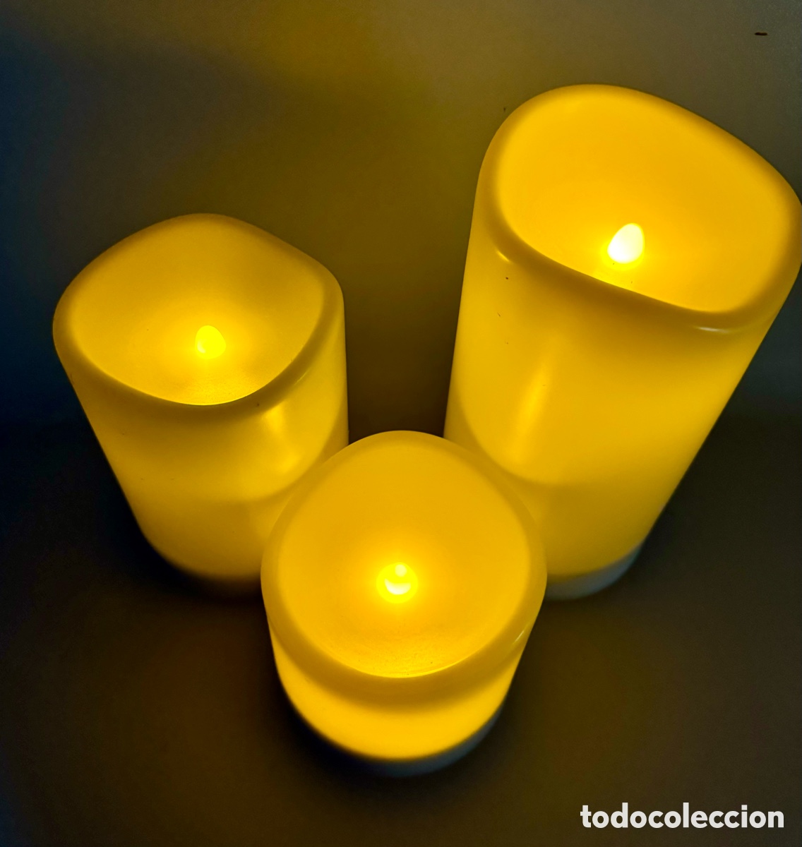 Nuevo: 3 VELAS SOLARES GRANDES - Foto 3