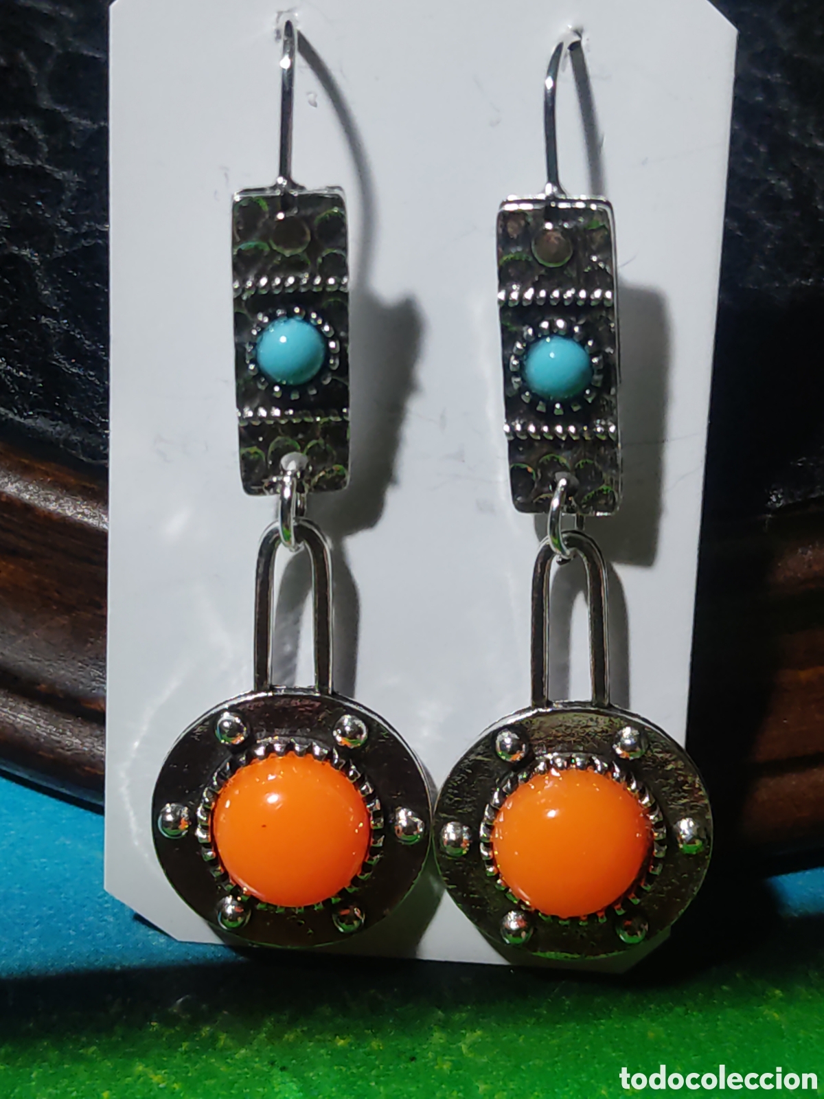 Nuevo: Pendientes largos estilo indio Navajo. - Foto 2