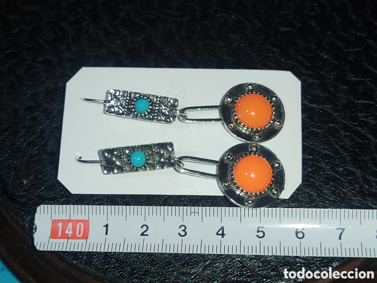 Nuevo: Pendientes largos estilo indio Navajo. - Foto 3