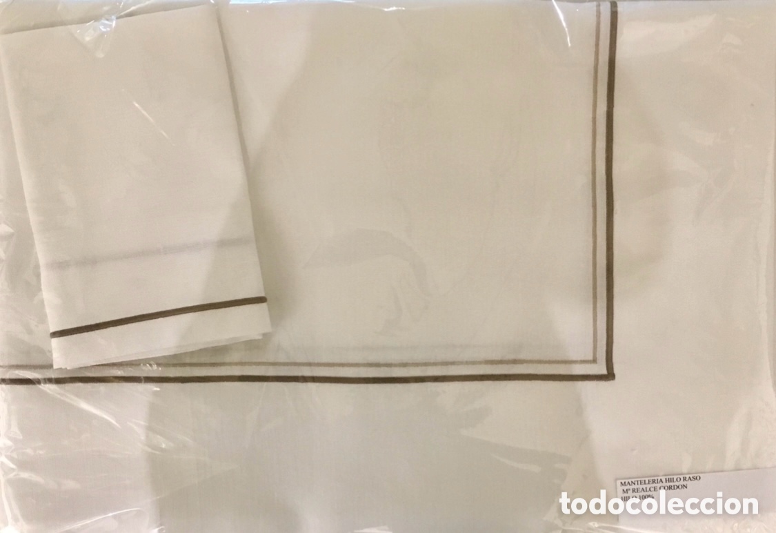 Nuevo: Manteler&iacute;a. Hilo Raso. Realce Cord&oacute;n. - Foto 1