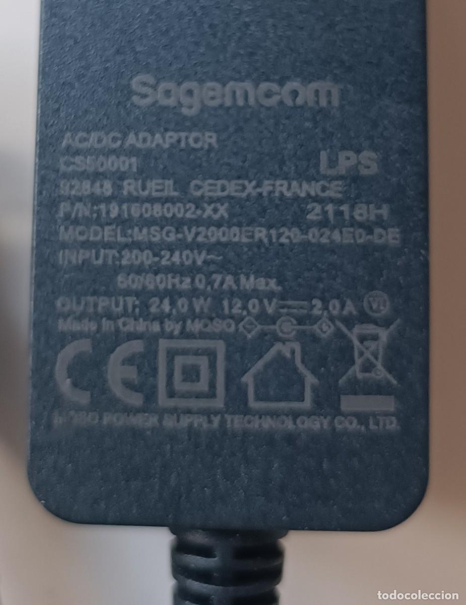 Nuevo: CARGADOR SAGEMCOM. ( Nuevo ) - Foto 3