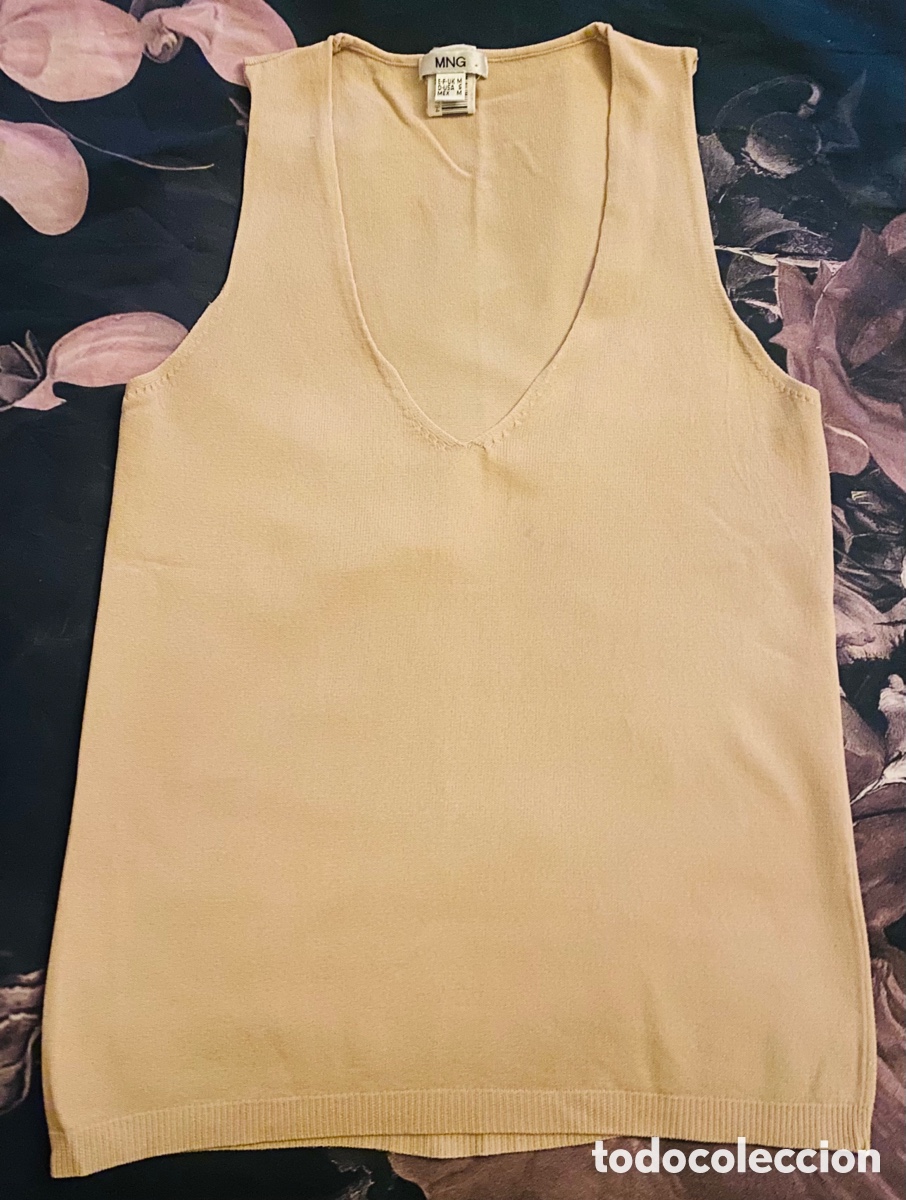 Nuevo: Top Beige Mango ajustado - Foto 1