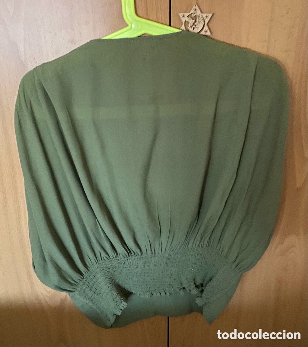 Nuevo: Blusa Verde de gasa Systemaction - Foto 5