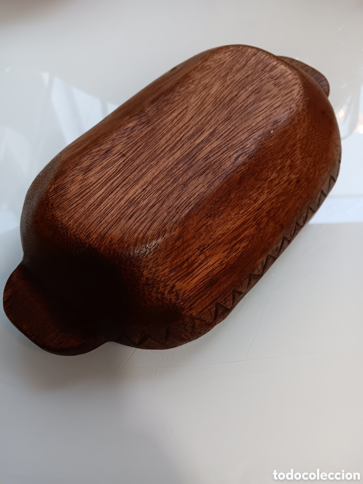 Nuevo: Fuente de madera tallada. 26&times;15 cm - Foto 3