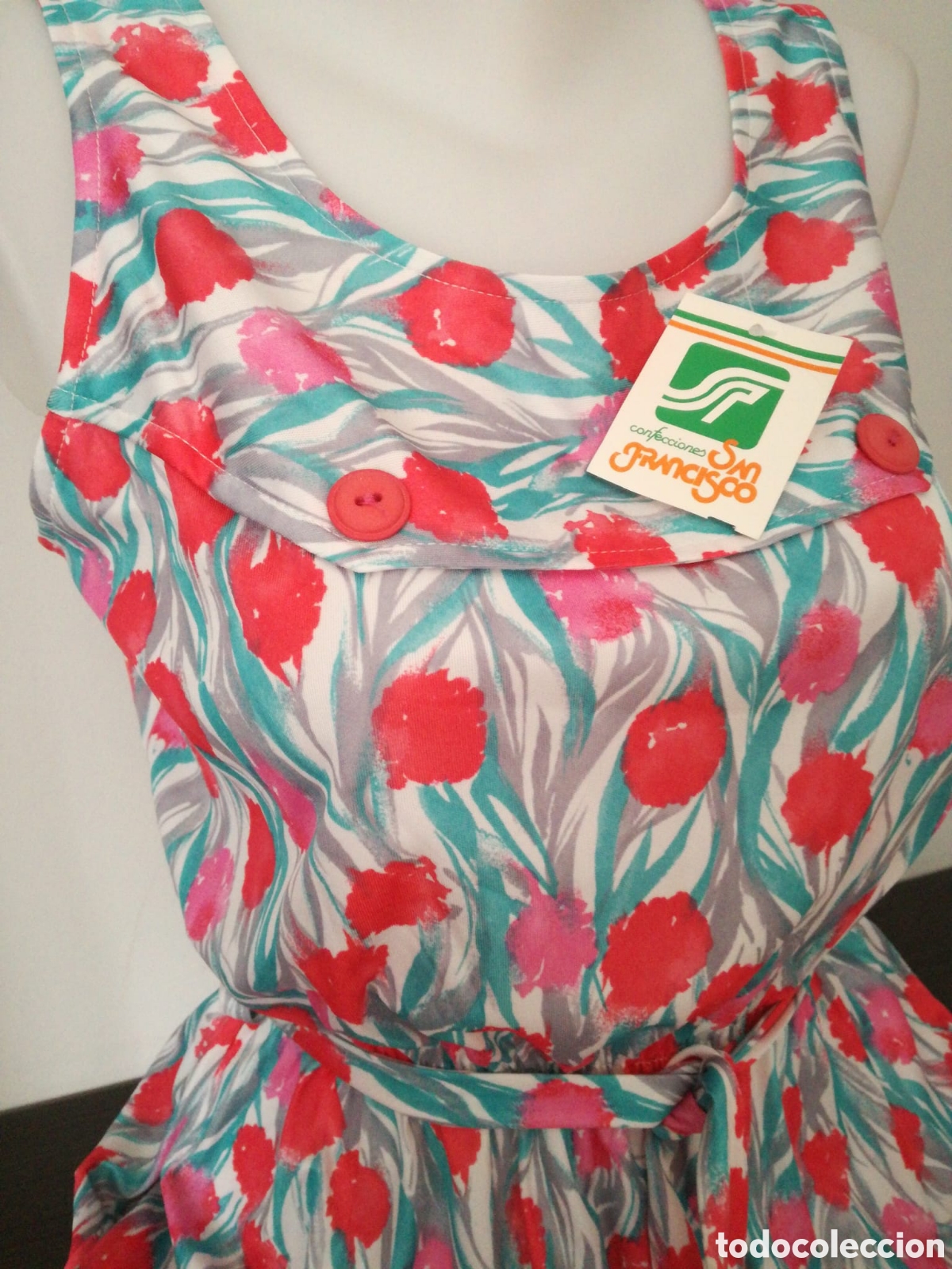 Nuevo: Vestido Bata Detalle Botones - Foto 3