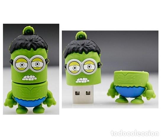 Nuevo: Pendrive Pen Drive USB Cl&eacute; 64GB Los Minions Hulk - Foto 1