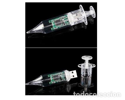 Nuevo: Pendrive Pen Drive USB Cl&eacute; 8GB Jeringa - Foto 1