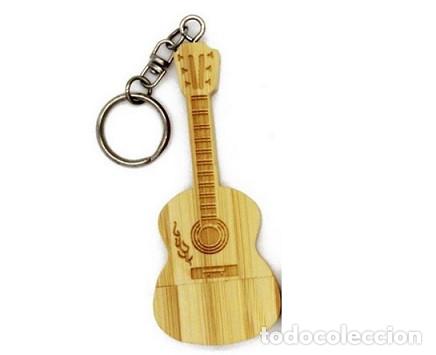 Nuevo: Pendrive Pen Drive USB Cl&eacute; 64GB Guitarra (material Madera) - Foto 1